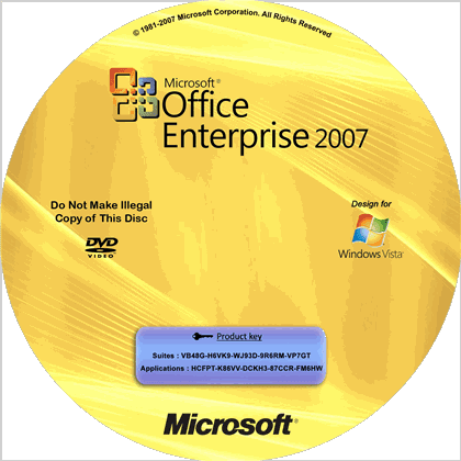 Microsoft Office Enterprise 2007 - (512x512) Png Clipart Download