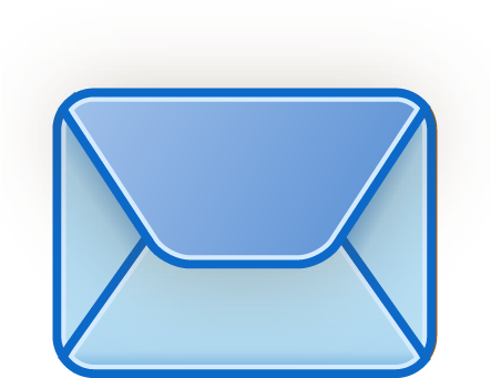 Gallery Clipart Blue - Envelope Icon - (442x442) Png Clipart Download