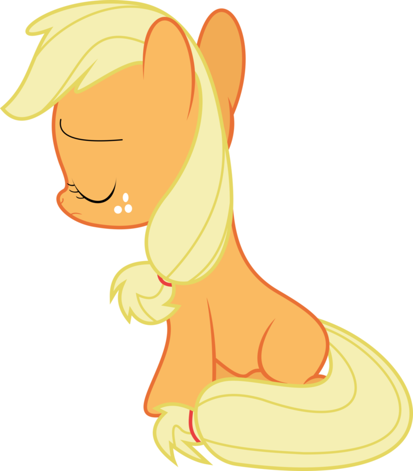 Sad Filly Applejack - Аниме Манекены В Полный Рост Вк - (837x954) Png  Clipart Download