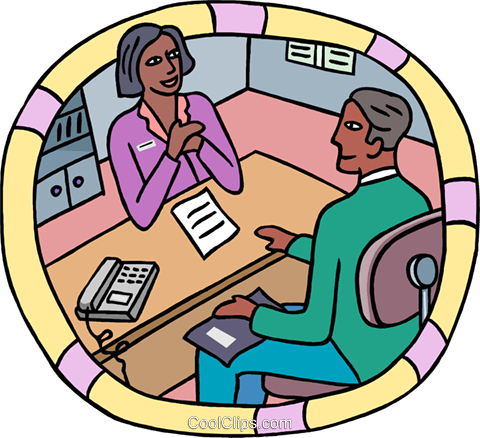 Human Resources, Business Interview Royalty Free Vector - Clip Art ...