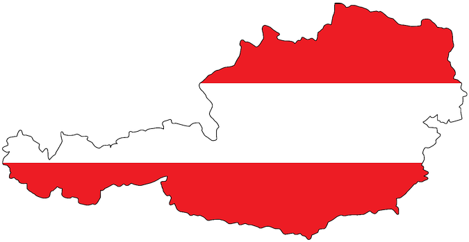 Austria - Austria Flag - (1280x1280) Png Clipart Download