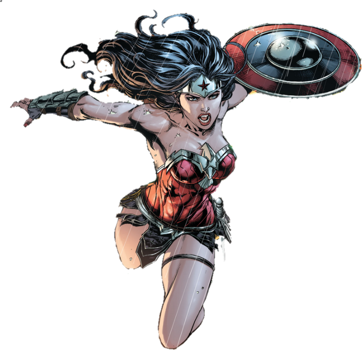 Wonder Woman Comic Png Render By Mrvideo Vidman Comics 746x729 Png Clipart Download