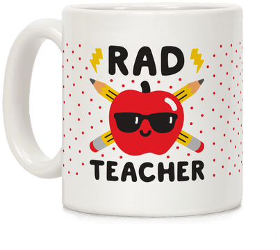 Rad Teacher Coffee Mug - Coffee Cup (484x484)