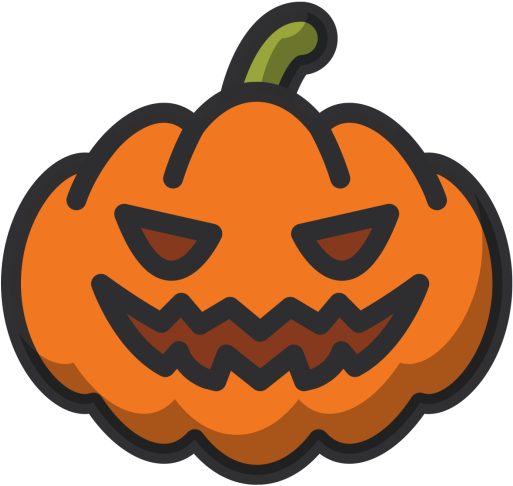 Pumpkin Halloween Spooky Scary Icon アチャモ ポケ とる 512x512 Png Clipart Download