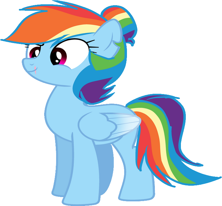 Sticker Other Rainbow Dash My Little Pony Mlp Bleu - Rainbow Dash ...