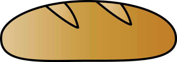 Bread Clipart And Illustration Bread Clip Art Vector - Loaf Of Bread Clip Art (600x213)