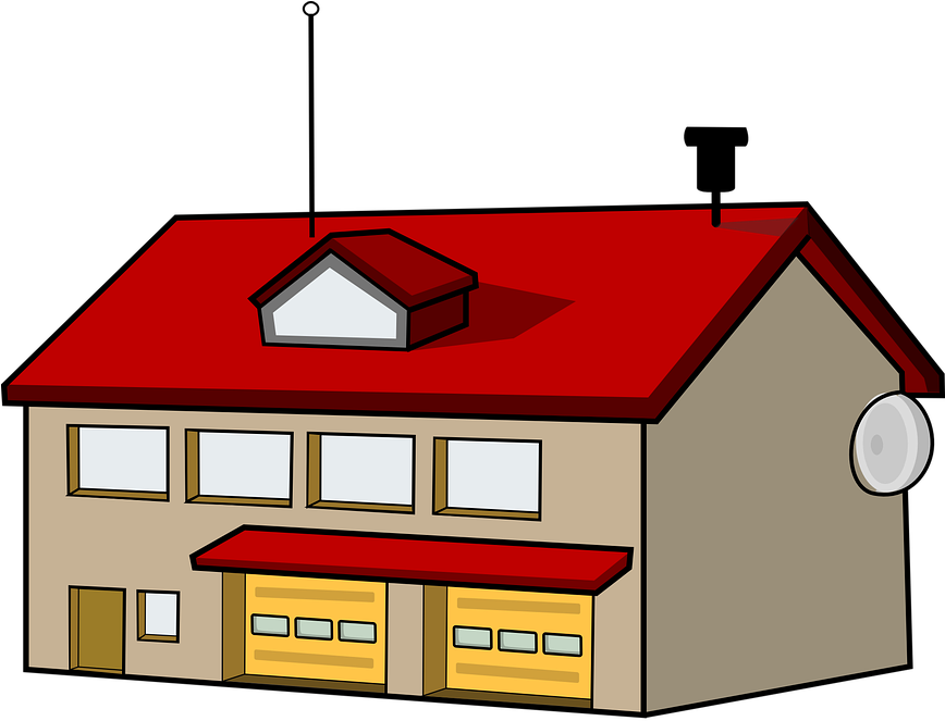 Fire Station Clip Art - Full Size PNG Clipart Images Download