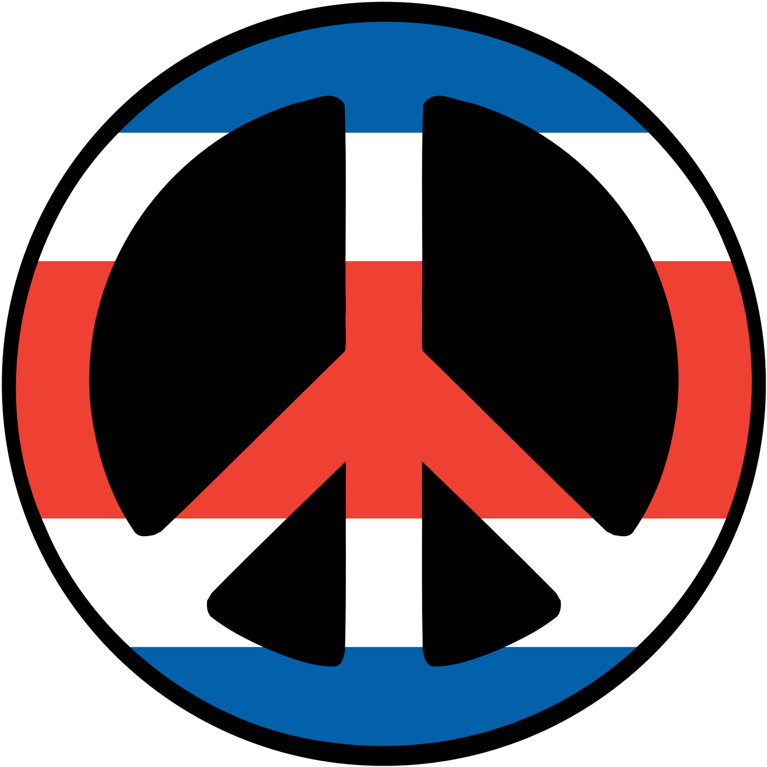 Peace Signs Clip Art - Peace In Costa Rica - (1600x1600) Png Clipart ...
