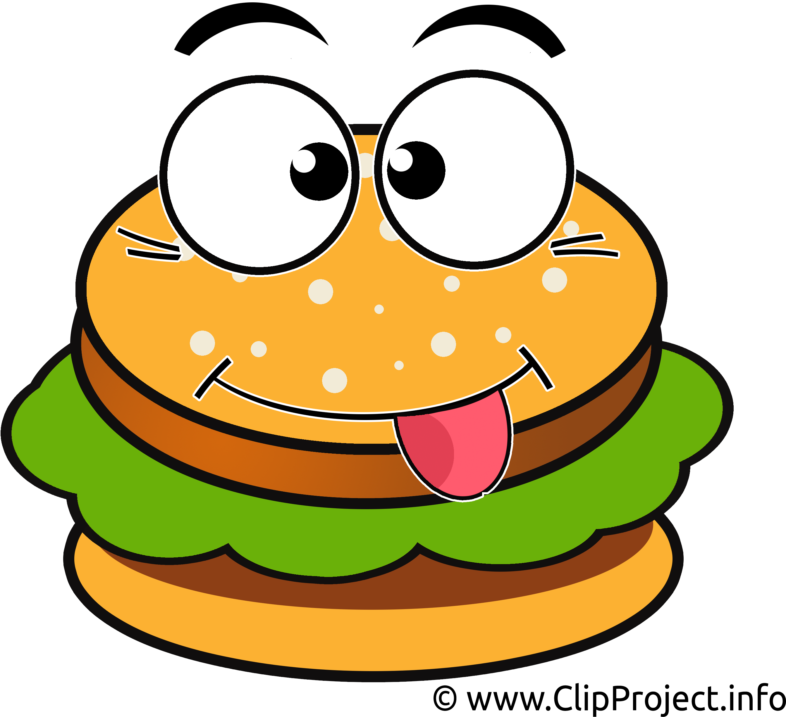 Burger Clip Art - Hamburger Cartoon Clipart - Full Size PNG Clipart ...