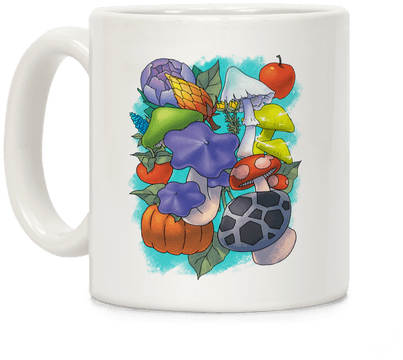 Hylian Shrooms And Veggies Coffee Mug - Coffee Cup (484x484)
