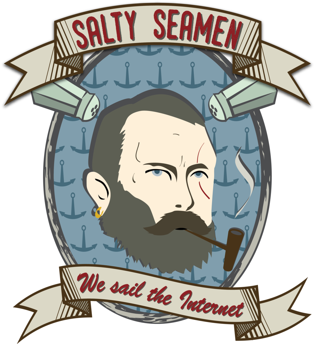 Logo Salty Seaman By Lockeliefather Logo Salty Seaman - Illustration (1024x1113)