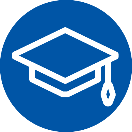 Education-icon - Education Logo Png Blue - (450x450) Png Clipart Download