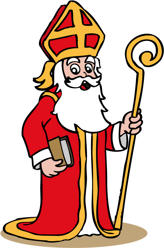 Download De Sinterklaasstempels - Clipart Sinterklaas (595x842)