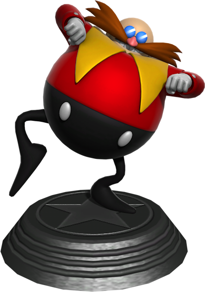 Sonic Generations Classic Eggman Statue - Sonic Mania - (414x590) Png ...