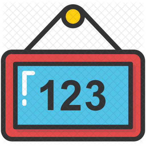 Maths Icon - Number (512x512)