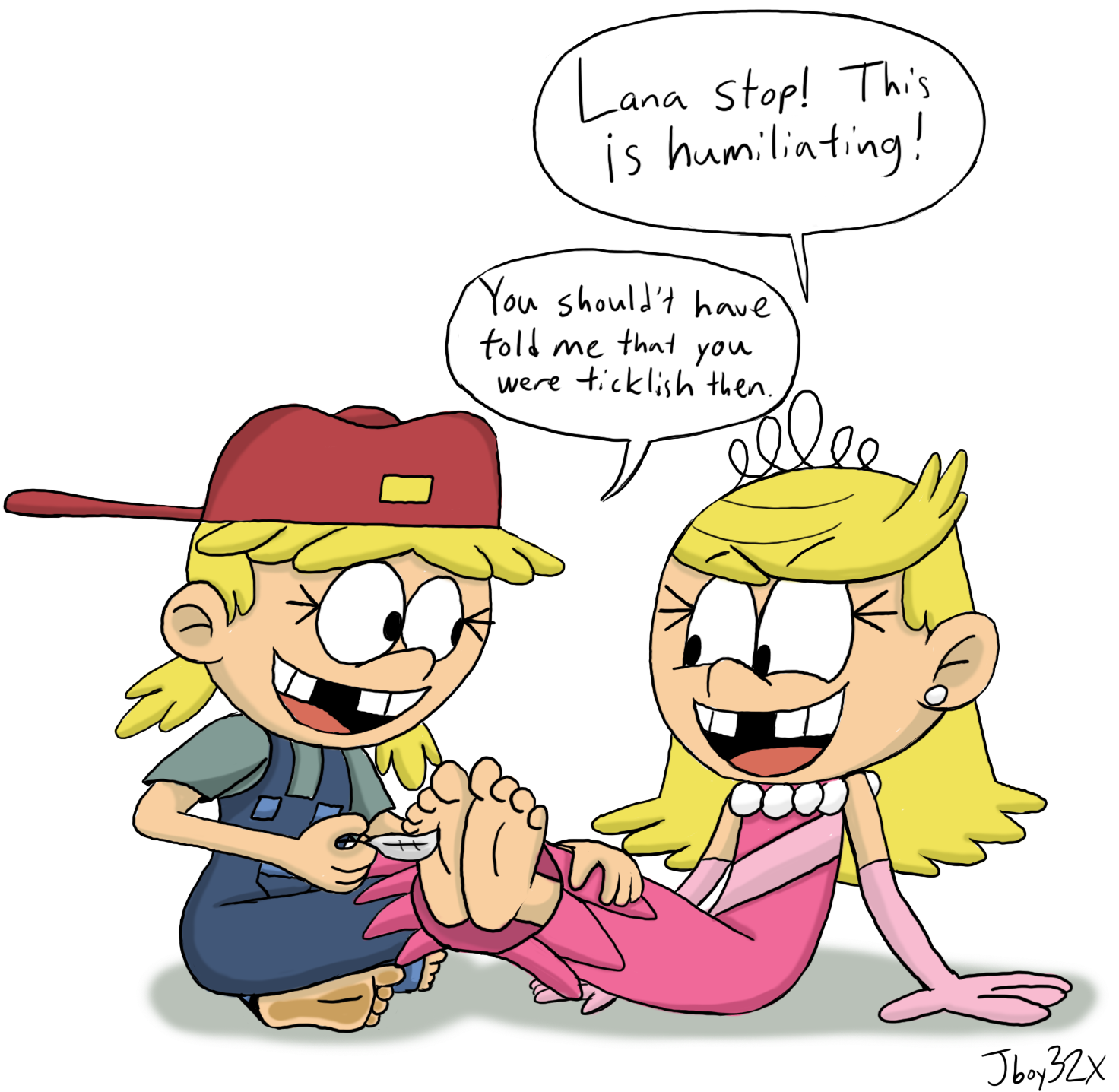 Lincoln loud tickle