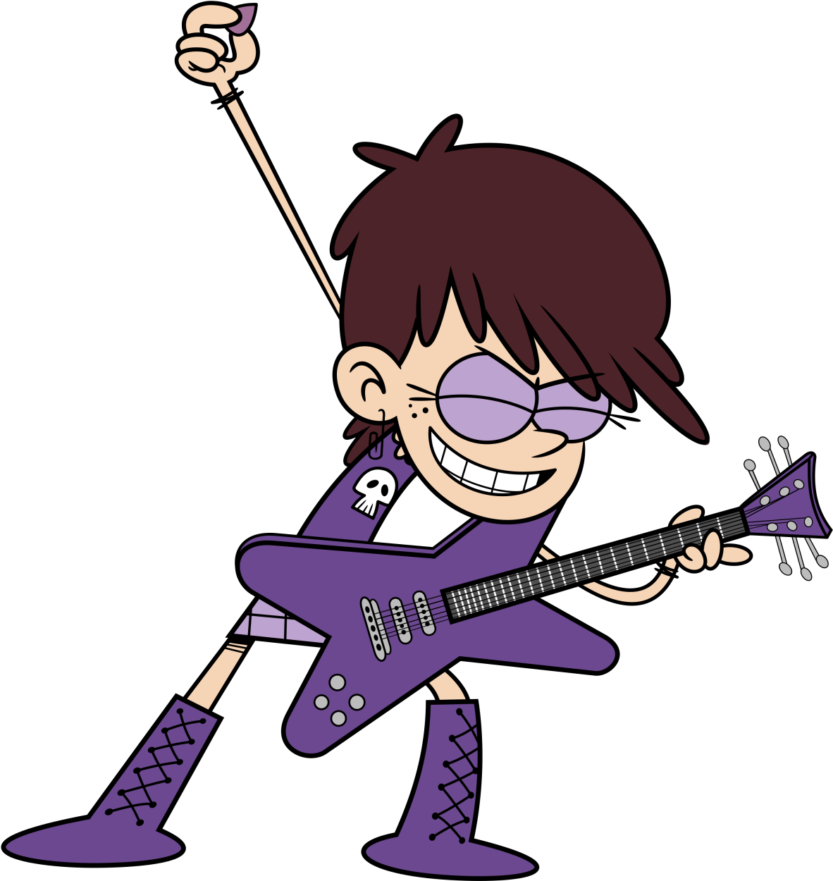 The <b>Loud</b> House <b>Luna</b> <b>Loud</b> <b>Loud</b> House Season 1 Vector - Cartoon - (1280x1280)...