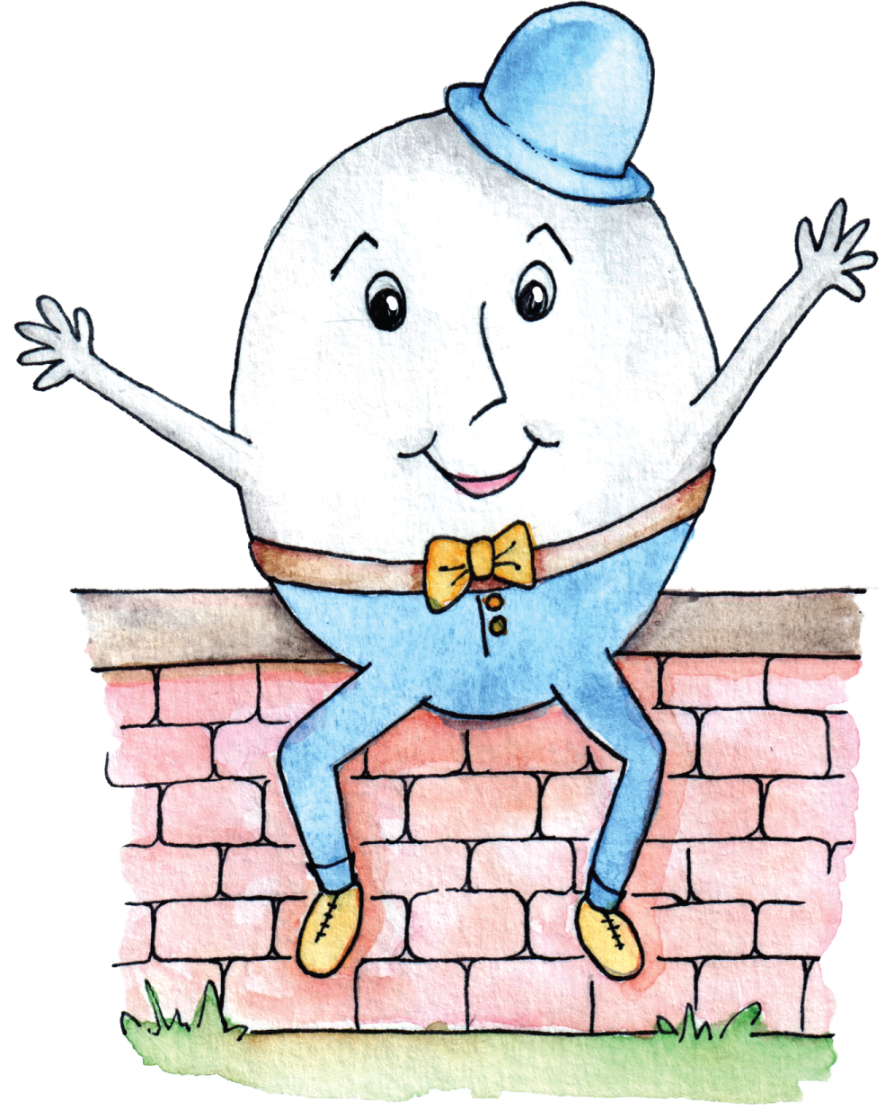 Early-k, Nursery Rhymes - Humpty Dumpty Png - (985x1235) Png Clipart ...