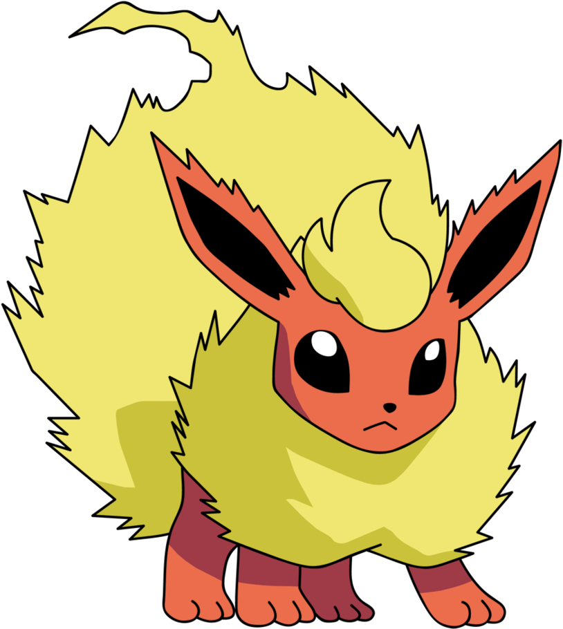 Flareon Sitting Png By Proteusiii On Deviantart - Flareon Png ...