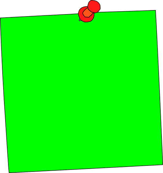green sticky note png