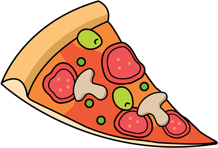 Free Cartoon Sliced Pizza Clip Art U0026middot Pizza12 - Pizza Slice Clip Art (800x557)