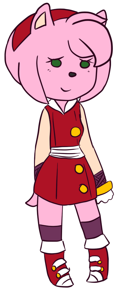 Gifs De Amy Rose - (546x1097) Png Clipart Download