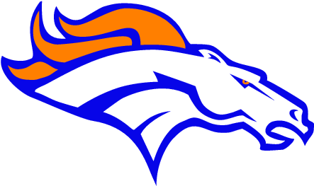 Denver Broncos Horse Clipart - Denver Broncos Logo Vector - (464x275 ...