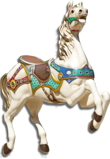 Horse - Child Carousel - (380x704) Png Clipart Download