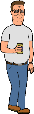 Hank Hill King Of The Hill Man Standing Male Clip Art - Hill King Of ...