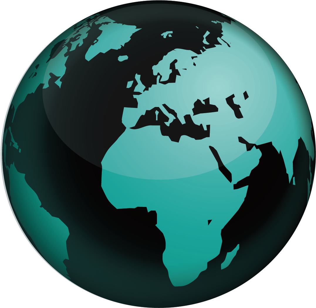 World Map Globe Clip Art Blank World Map No Borders 1667x1667 Png