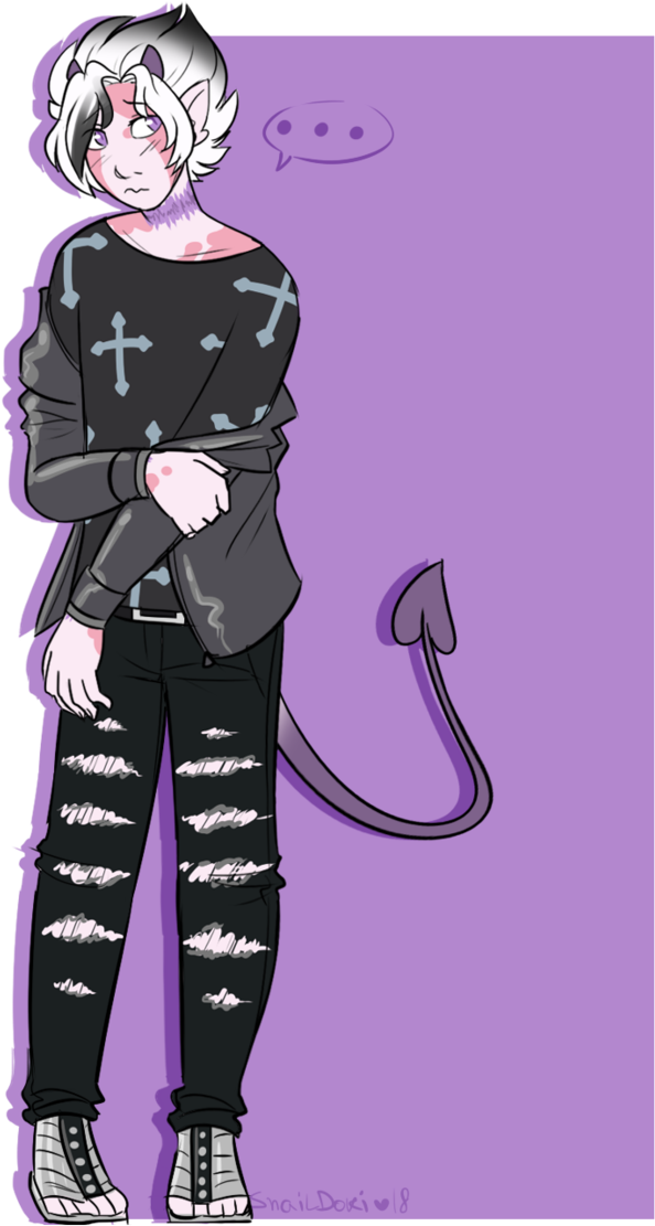 Pastel Goth Man By Snaildoki - Pastel Goth - (710x1126) Png Clipart ...