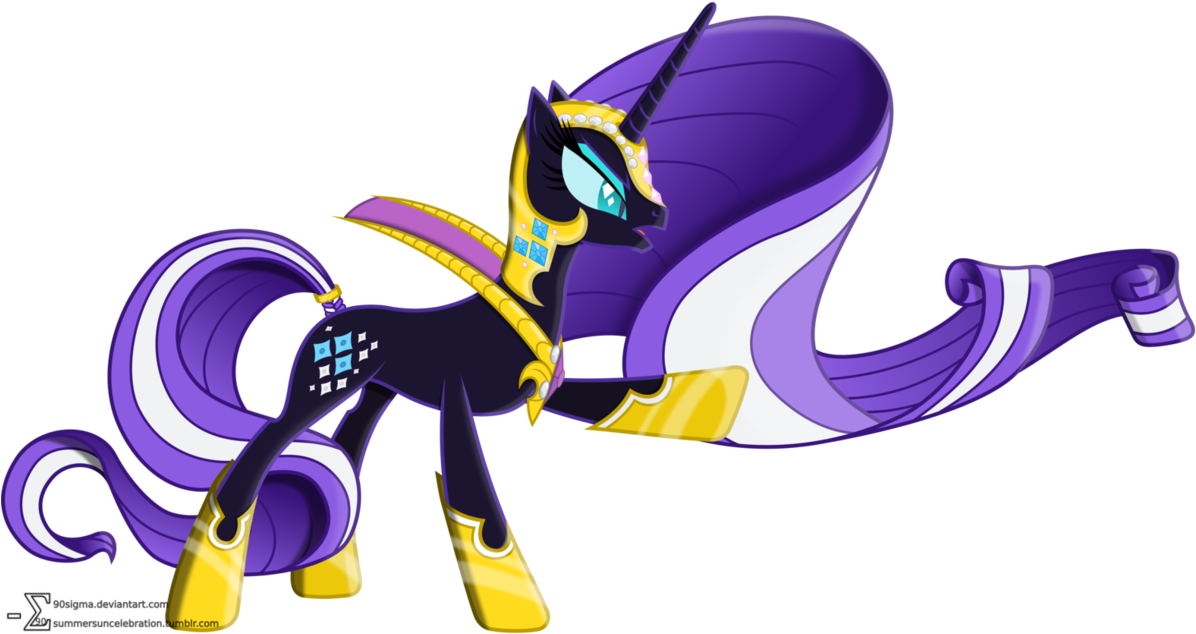 Nightmare Rarity In Armour By 90sigma - My Little Pony Nightmare Rarity ...