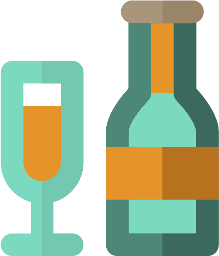Champagne Free Icon - Alcoholic Drink (512x512)
