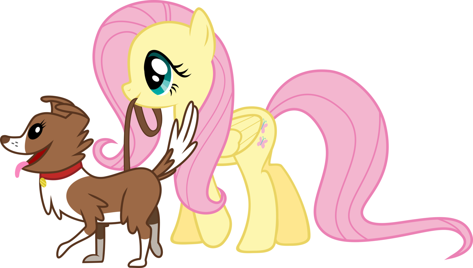 fluttershy walking