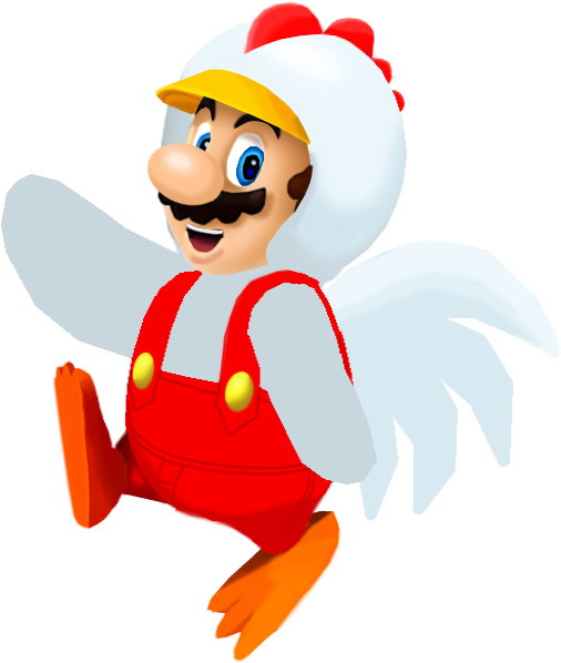 Chicken Mario Wip (critique Needed) By Superaj3 - Mario With A Chicken ...