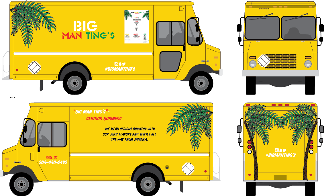 Picture Blank Food Truck Template (1131x684) Png Clipart Download