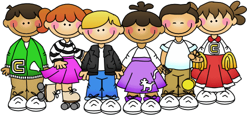 Kindergarten Clip Art 9 Wikiclipart - 50's Kids Clipart - (507x240) Png ...