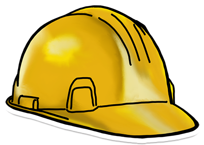 Thinking Caps Stickers Messages Sticker-8 - Hard Hat - (408x408) Png ...