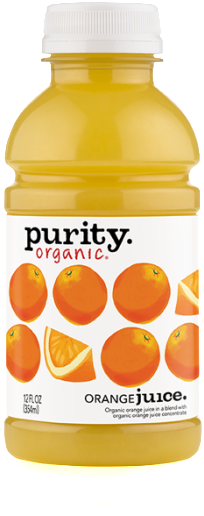 Orange Juice - Purity Organic Orange Mango Paradise 16 Oz Plastic (220x614)