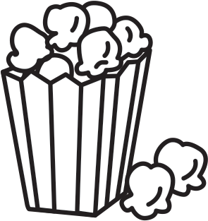 Summer Quest Icon Popcorn - Popcorn - (450x450) Png Clipart Download