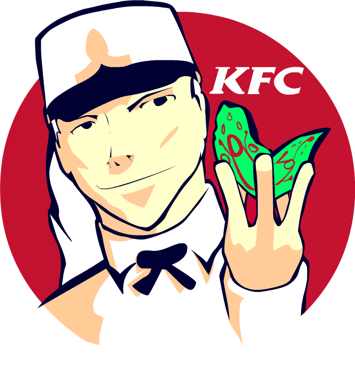 Как нарисовать kfc