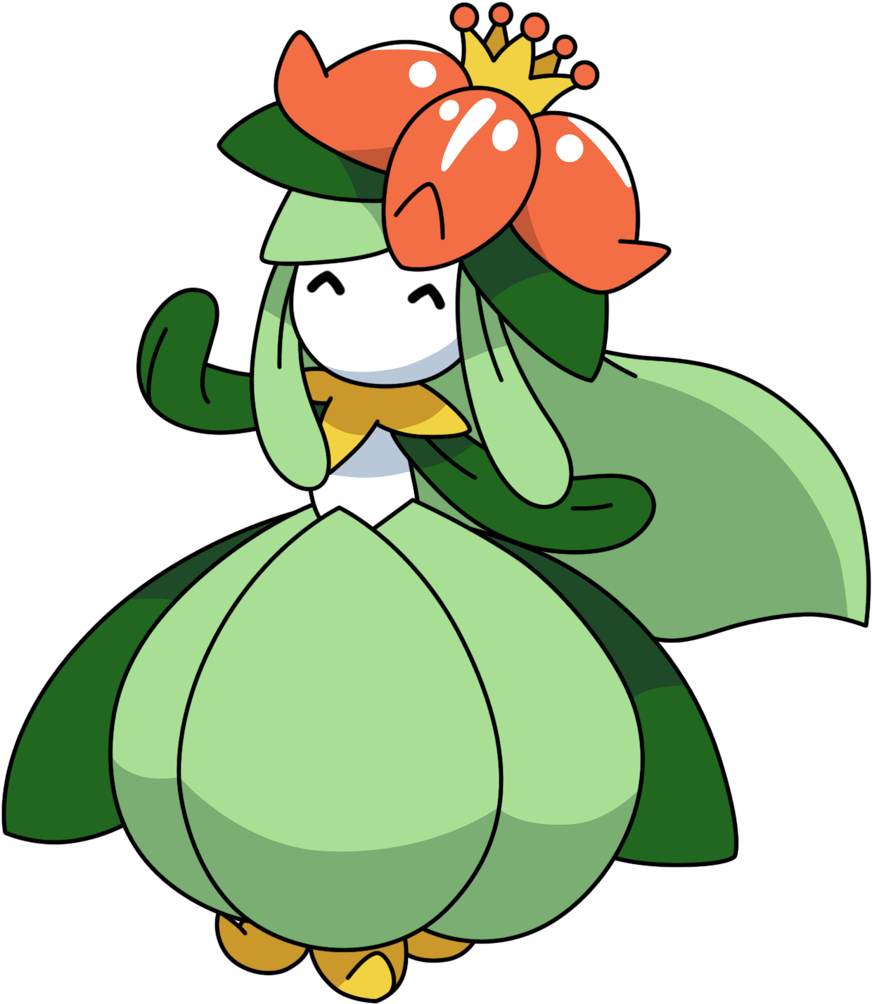 Lilligant By Kizarin - Pokemon Liligant - (1300x1500) Png Clipart Download