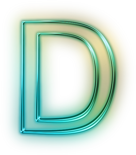 Letter D Png - Neon Letter D Png (512x512)