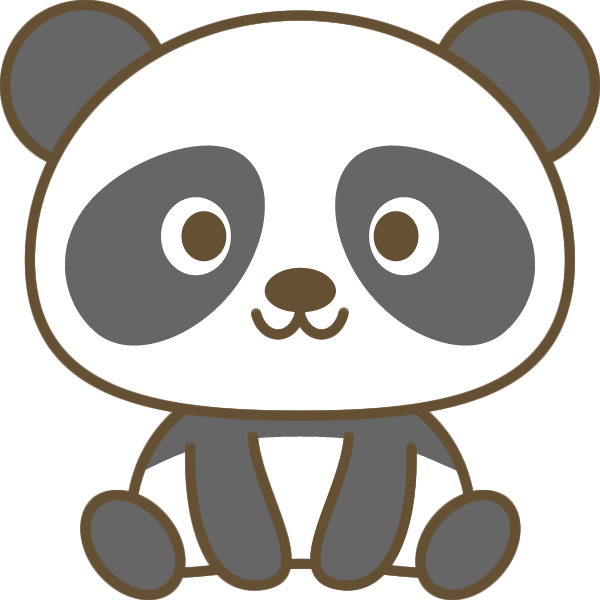 かわいいパンダのイラスト Draw A Panda Face 600x600 Png Clipart Download