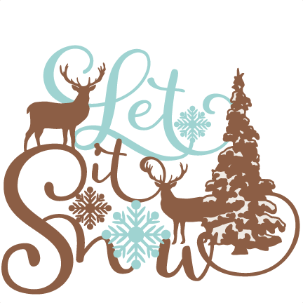 Download Let It Snow Phrase Winter Scene Svg Scrapbook Cut File Let It Snow Svg Free 432x432 Png Clipart Download