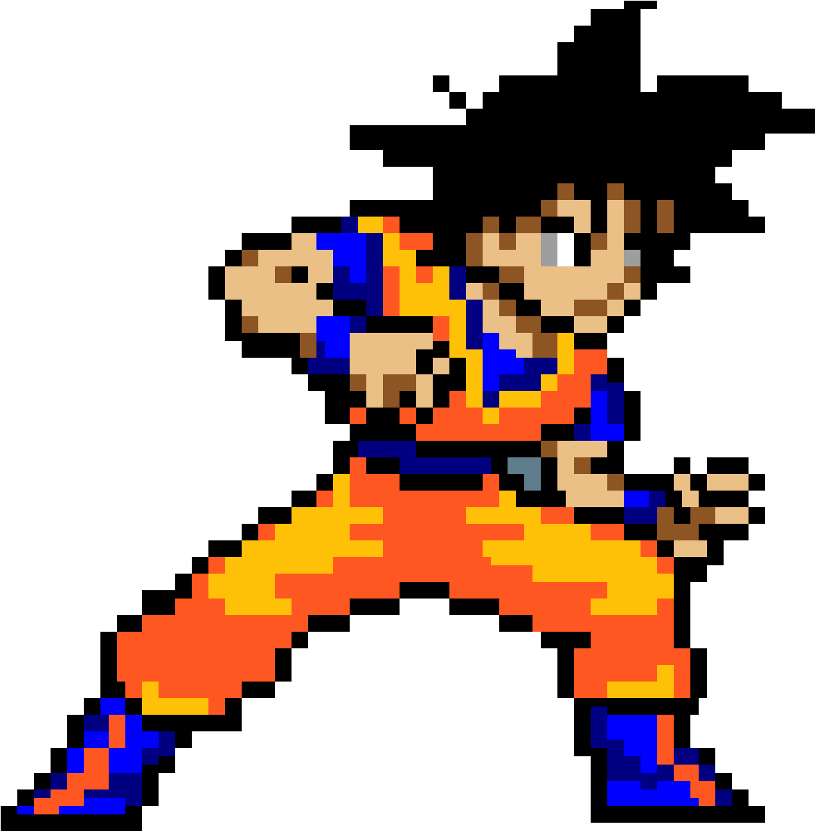 Dragon Ball Pixel Art Png - (1200x1200) Png Clipart Download