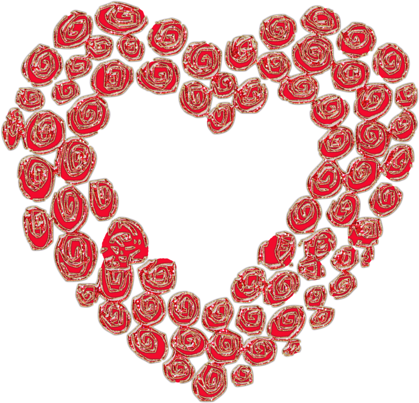 Rose Heart Png Element By Melissa-tm - Heart - (900x900) Png Clipart ...