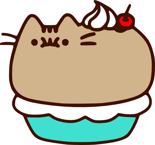 Movies, Personal Use, Pusheen Cherry On Top Rab, - Nyan Cat Kawaii ...