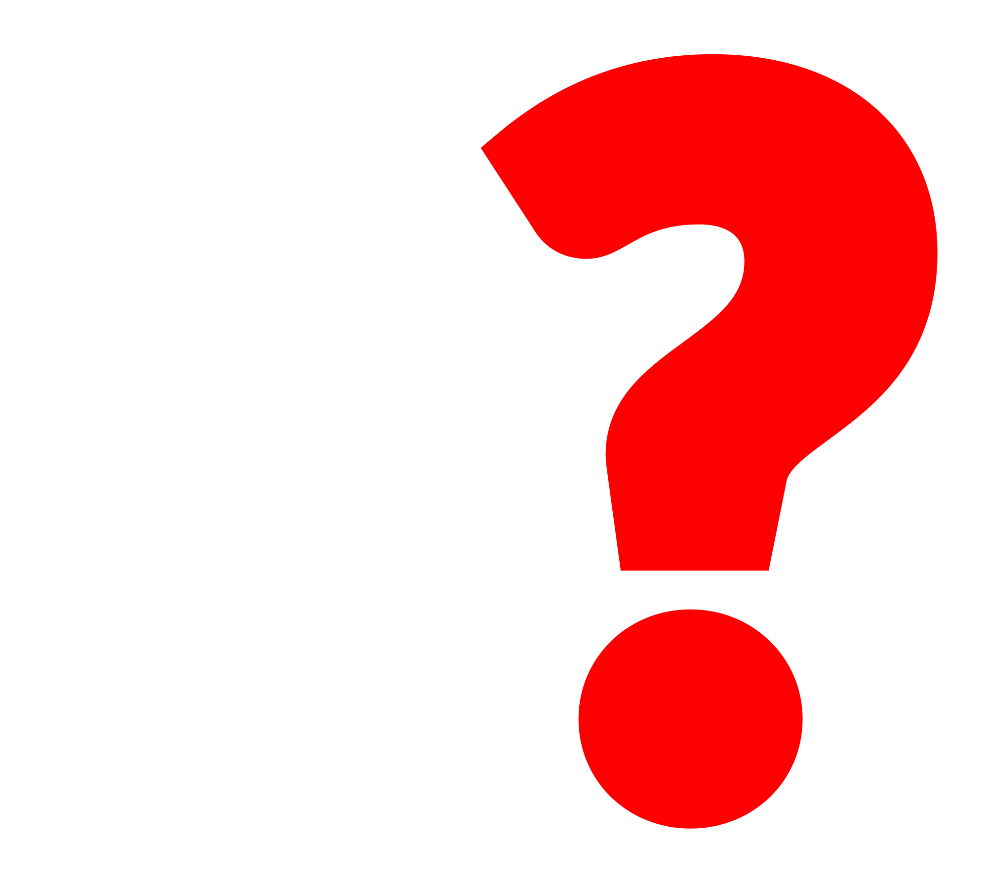 The Gallery For Red Question Marks - Question Mark Icon Transparent Backgro...