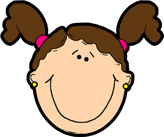 Ear Piercing - Girl Face Clip Art - Full Size PNG Clipart Images Download